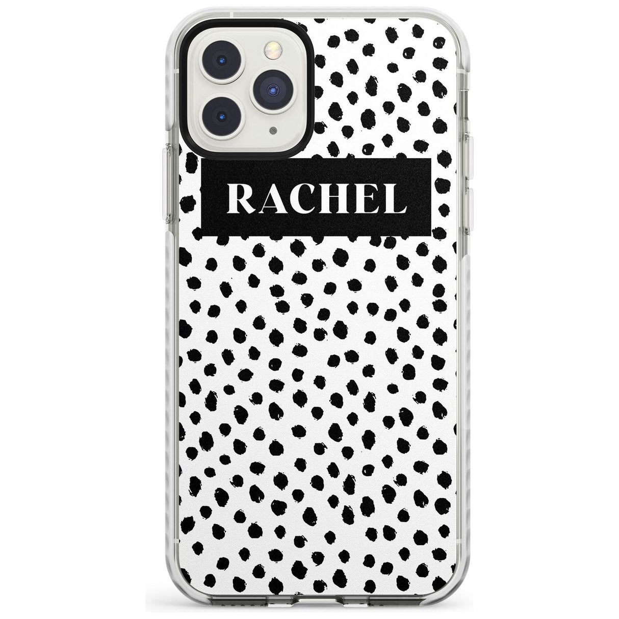 Black Bar & Dots iPhone Case  Impact Case Custom Phone Case - Case Warehouse