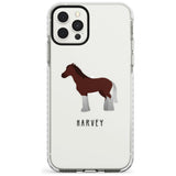 Personalised Brown Horse Impact Phone Case for iPhone 11 Pro Max