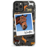 Personalised Horse Polaroid Impact Phone Case for iPhone 11 Pro Max