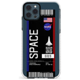 Personalised NASA Boarding Pass (Dark) Impact Phone Case for iPhone 11 Pro Max