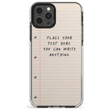 Custom School Paper Slim TPU Phone Case for iPhone 11 Pro Max