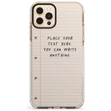 Custom School Paper Slim TPU Phone Case for iPhone 11 Pro Max