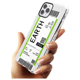 Earth Custom Space Travel Ticket iPhone Case   Custom Phone Case - Case Warehouse