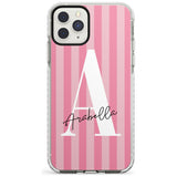 Pink on Pink Stripes iPhone Case  Impact Case Custom Phone Case - Case Warehouse