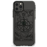 Wheel of Fortune Tarot Card - Transparent Slim TPU Phone Case for iPhone 11 Pro Max