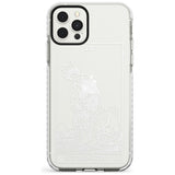 Strength Tarot Card - White Transparent Slim TPU Phone Case for iPhone 11 Pro Max