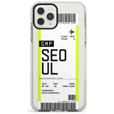 Seoul Boarding Pass iPhone Case  Impact Case Custom Phone Case - Case Warehouse