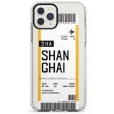 Shangai Boarding Pass iPhone Case  Impact Case Custom Phone Case - Case Warehouse