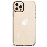 White Constellations on Clear Slim TPU Phone Case for iPhone 11 Pro Max