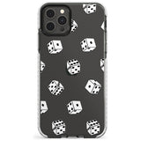 Clear Dice Pattern Impact Phone Case for iPhone 11 Pro Max