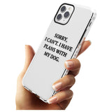 Plans with Dog Impact Phone Case for iPhone 11 Pro Max