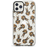 Doberman (Cropped) Watercolour Dog Pattern Impact Phone Case for iPhone 11 Pro Max