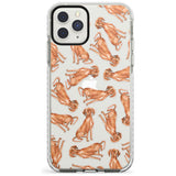 Hungarian Vizsla Watercolour Dog Pattern Impact Phone Case for iPhone 11 Pro Max