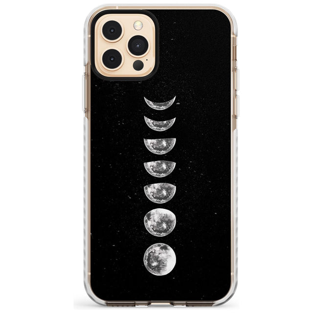 Light Watercolour Moons Slim TPU Phone Case for iPhone 11 Pro Max