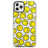 Happy Face Clear Pattern iPhone Case  Impact Case Phone Case - Case Warehouse