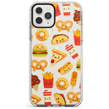 Fast Food Patterns Kawaii Fast Food Mix Phone Case iPhone 11 Pro Max / Impact Case,iPhone 11 Pro / Impact Case,iPhone 12 Pro / Impact Case,iPhone 12 Pro Max / Impact Case Blanc Space