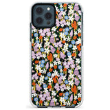 Energetic Floral Mix: Solid Slim TPU Phone Case for iPhone 11 Pro Max