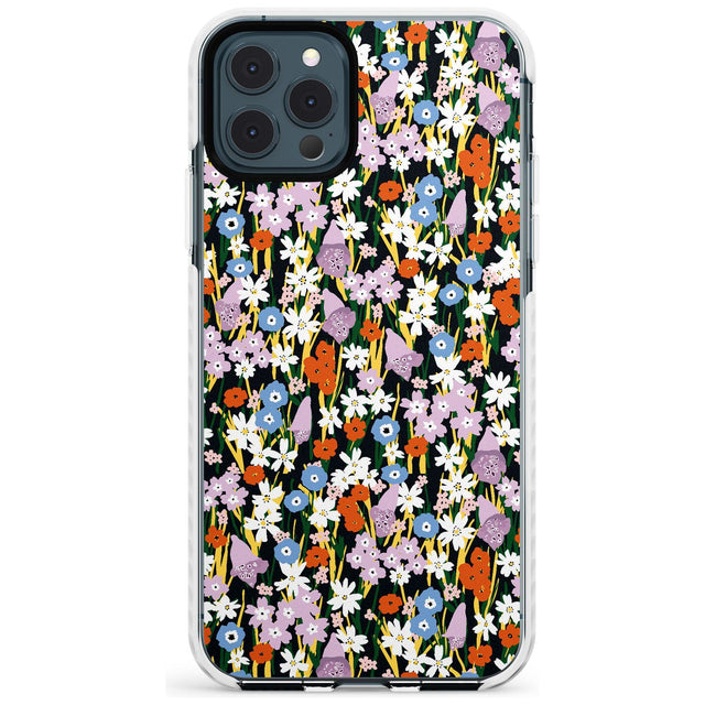 Energetic Floral Mix: Solid Slim TPU Phone Case for iPhone 11 Pro Max