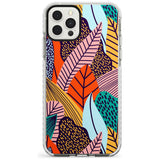 Abstract Leaves Impact Phone Case for iPhone 11, iphone 12