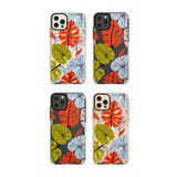 Abstract Leaves Impact Phone Case for iPhone 11, iphone 12