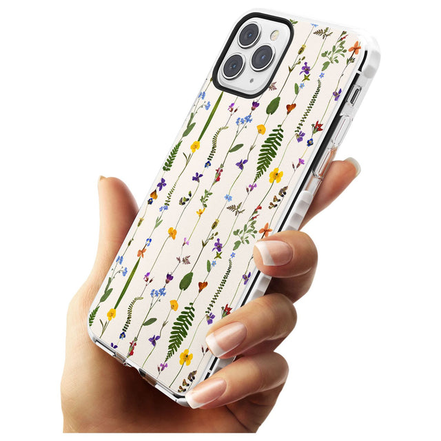 Wildflower Chain Design - Cream Impact Phone Case for iPhone 11 Pro Max