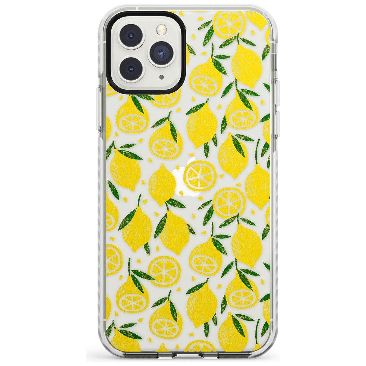 Bright Lemon Fruity Pattern iPhone Case  Impact Case Phone Case - Case Warehouse