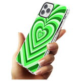 Green Heart Illusion Impact Phone Case for iPhone 11 Pro Max