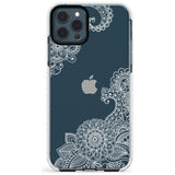 White Henna Botanicals Impact Phone Case for iPhone 11 Pro Max