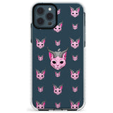 Demon Cat Pattern Impact Phone Case for iPhone 11 Pro Max