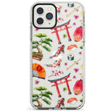 Mixed Japanese Watercolour Pattern iPhone Case  Impact Case Phone Case - Case Warehouse