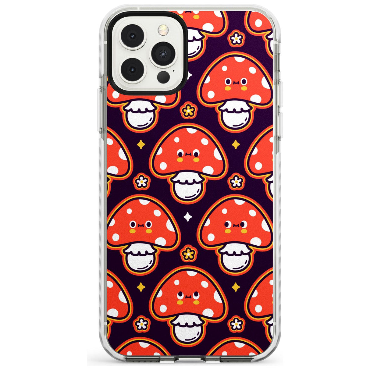 Mushroom Kawaii Pattern Impact Phone Case for iPhone 11 Pro Max