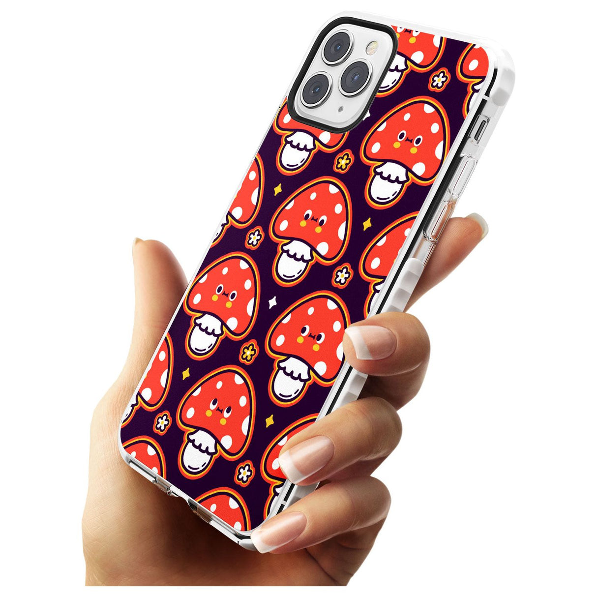 Mushroom Kawaii Pattern Impact Phone Case for iPhone 11 Pro Max