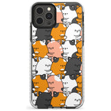 Spooning Cats Kawaii Pattern Impact Phone Case for iPhone 11 Pro Max