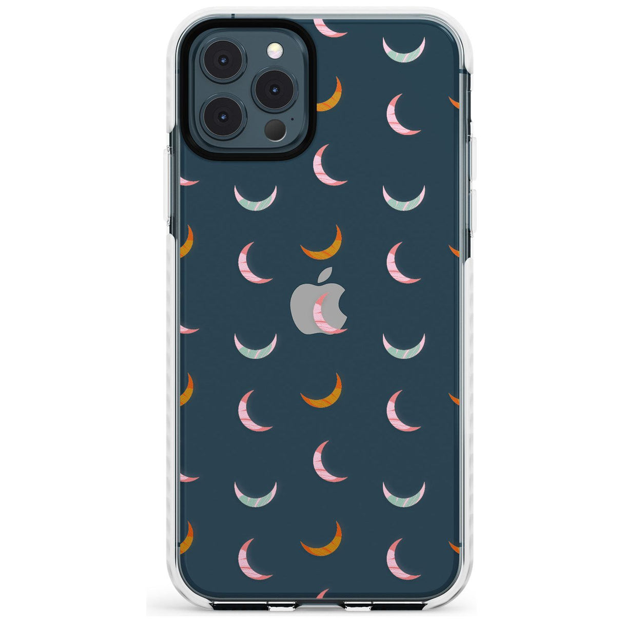 Colourful Crescent Moons Slim TPU Phone Case for iPhone 11 Pro Max