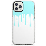 Melted Effect: Teal & White iPhone Case Impact Phone Case Warehouse 11 Pro Max