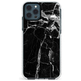 Black Onyx Marble Texture Slim TPU Phone Case for iPhone 11 Pro Max