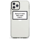 'Sorry if it looks like I care' iPhone Case  Impact Case Phone Case - Case Warehouse