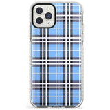 Blue Plaid iPhone Case  Impact Case Phone Case - Case Warehouse