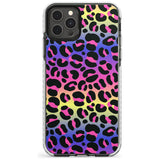 Rainbow Gradient Leopard Print Slim TPU Phone Case for iPhone 11 Pro Max