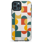 Abstract Retro Shapes: Muted Colour Mix Slim TPU Phone Case for iPhone 11 Pro Max