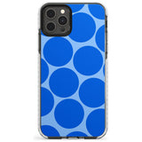 Abstract Retro Shapes: Blue Dots Slim TPU Phone Case for iPhone 11 Pro Max