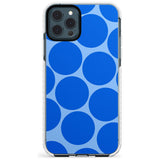 Abstract Retro Shapes: Blue Dots Slim TPU Phone Case for iPhone 11 Pro Max