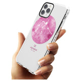 Aquarius Zodiac Transparent Design - Pink Impact Phone Case for iPhone 11 Pro Max