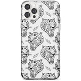 Black Tiger Roar Pattern Slim TPU Phone Case for iPhone 11 Pro Max