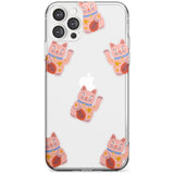 Waving Cat Pattern Slim TPU Phone Case for iPhone 11 Pro Max