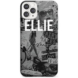 Grey Scale Fashion Collage iPhone Case  Slim Case Custom Phone Case - Case Warehouse