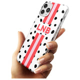 Custom Polka & Pink Stripe iPhone Case   Custom Phone Case - Case Warehouse