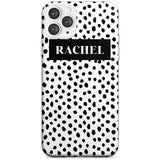 Black Bar & Dots iPhone Case  Slim Case Custom Phone Case - Case Warehouse