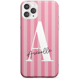 Pink on Pink Stripes iPhone Case  Slim Case Custom Phone Case - Case Warehouse