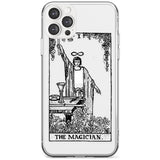 The Magician Tarot Card - Transparent Black Impact Phone Case for iPhone 11 Pro Max